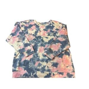 Friends TV Sweatshirt Girls XXL 18 Tie Dye Pullover Long Sleeve Top Soft